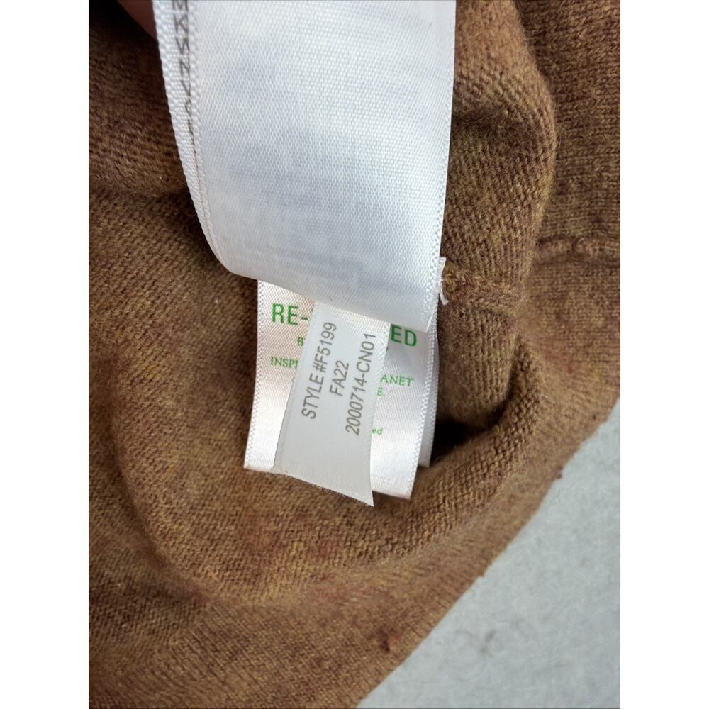 J.Crew Teddie Women’s Sweater Sm Brown Merino Wool Blend Crew Elevated Preppy - Picture 8 of 12